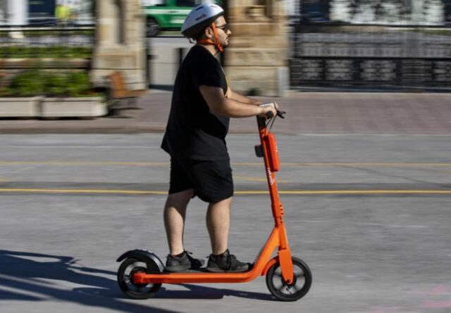 E-scooters have been banned in the City of Toronto since 2021, though city council is reexamining that position, and the ban has not stopped the vehicles from being widely used.