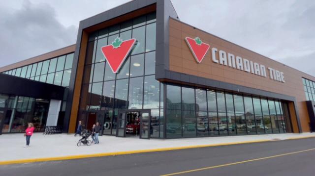 Canadian TIre opened a new store at the Carlingwood Shopping Centre on Thursday. The 135,000 sq. ft. store is the largest Canadian Tire store in Canada. (Jim O'Grady/CTV News Ottawa)