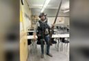 The Vancouver Police Department provided this photo of a "vintage rifle" that prompted a lockdown at a local high school on Thursday, Dec. 21, 2023.