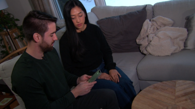 Janel Nguyen and Evan Dudley lost ,000 after a fraudster claimed to be TD Bank on the phone and obtained the couple's credit card information. (Colton Praill/CTV News)