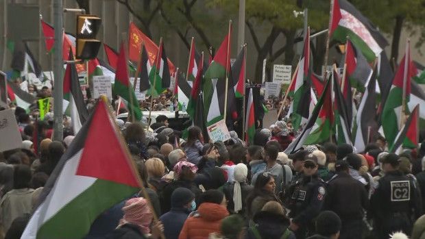 Rally at U.S. consulate