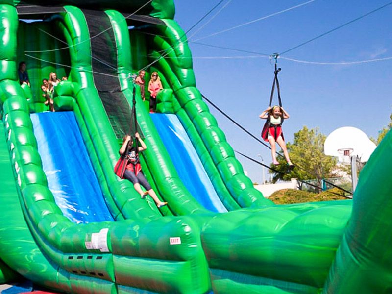 Amazon Inflatable Indoor/Outdoor Zip Line - The Fun Ones