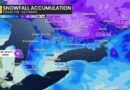 Ontario forecast snowfall accumulation from Friday night into Saturday - Feb. 28, 2025