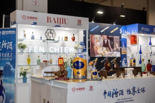 A display of bottles on a table AI-generated content may be incorrect.